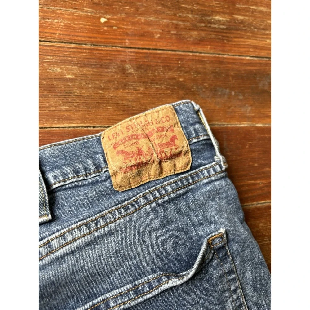 Levi's 559 Relaxed Straight Fit Jeans Blue Big & Tall Size 46x30